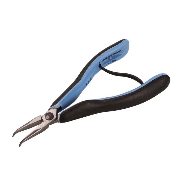 Lindstrom 7892RX Bent Chain Nose Pliers - Otto Frei