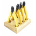 Lindstrom 80 Series Cutter Kit of 4 on Wood Stand - Otto Frei