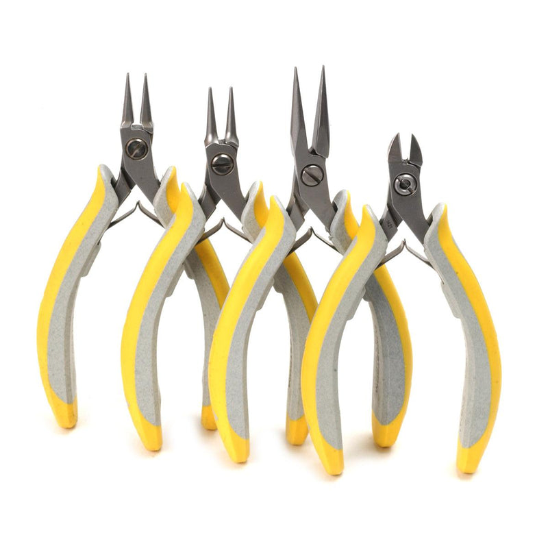 Lindstrom EX Series Swiss Made Pliers Kit of 4 in Zippered Pouch - Otto Frei