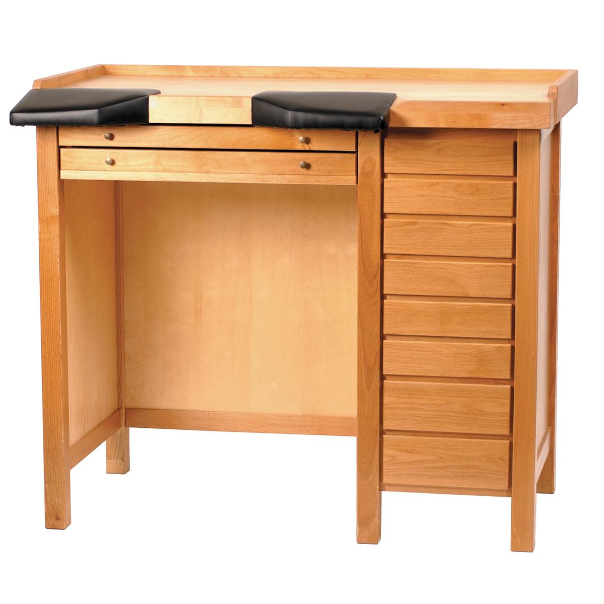 Clockmakers Bench Maple Watchmakers Bench w/ Armrests — John Frei (49