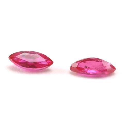 Marquise Faceted Genuine Ruby - Otto Frei