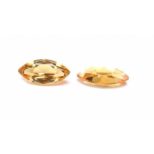 Marquise Faceted Imitation Citrine - Otto Frei