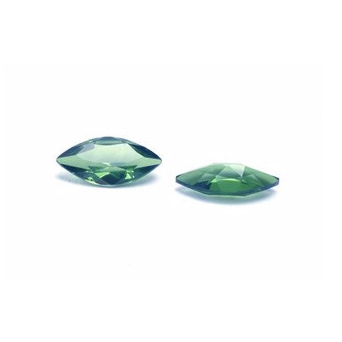 Marquise Faceted Imitation Emerald - Otto Frei