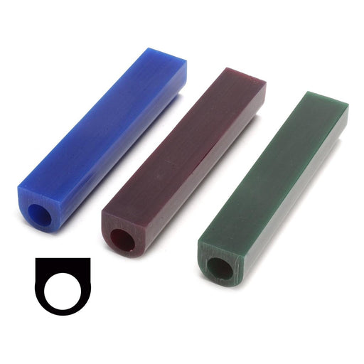 Matt Wax Ring Tubes 1-1/8"H X 1-1/8"W Flat Top With Hole - Otto Frei