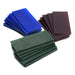Matt Wax Tablet Slices A-Blue, Purple & Green 6-1/2" x 2-5/8" x Various Thickness - Otto Frei