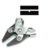 Maun Parallel Pliers Flat Nose Serrated Jaw with V Slot -Made in England - Otto Frei