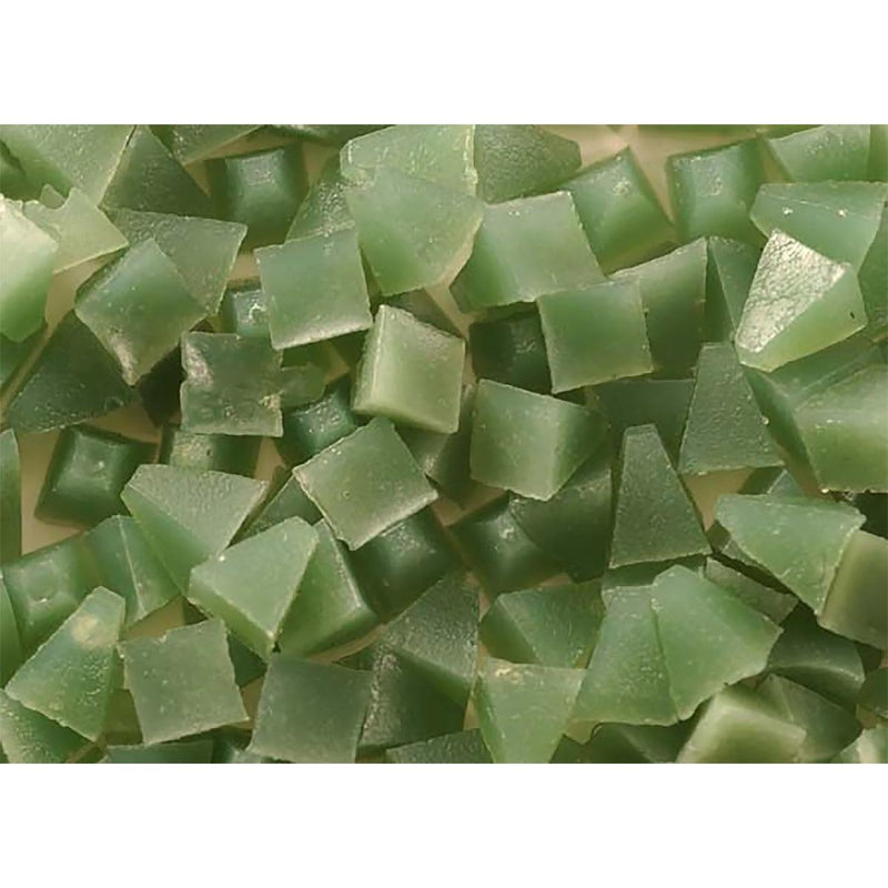 Medium Cut Dark Green 1/4" Plastic Pyramids - Otto Frei