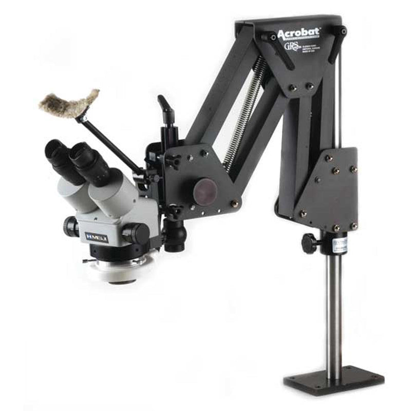 Meiji EMZ-10 Microscope With GRS Acrobat & LED Light - Otto Frei