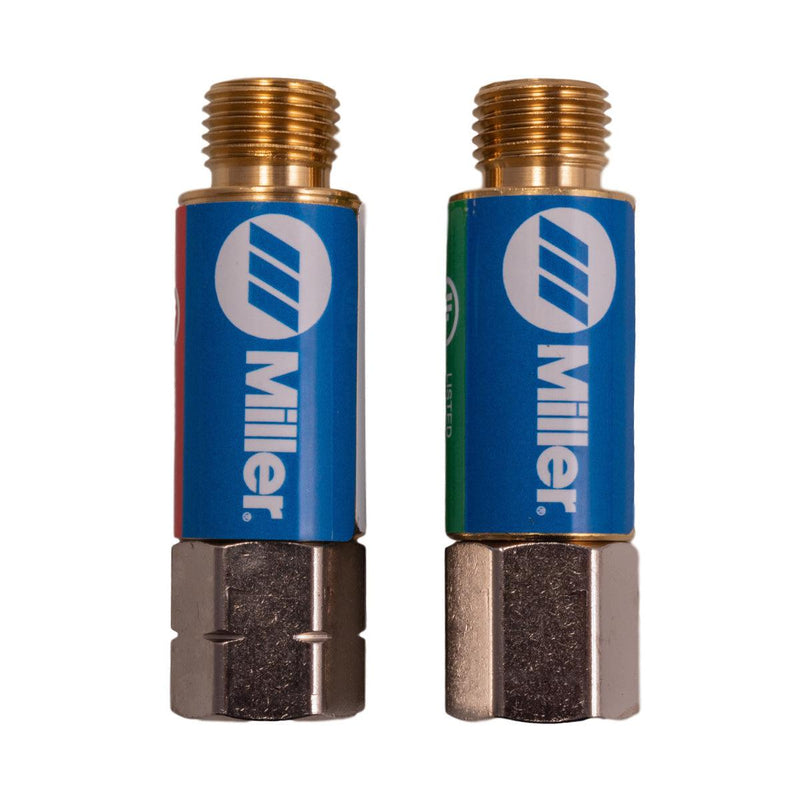 Miller Smith H753 Flashback Arrestors-Regulator Mounted-Pair - Otto Frei