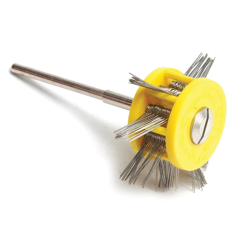 Miniature Texturing Wheel .20mm Yellow Max rpm 6000-Eye Prot - Otto Frei
