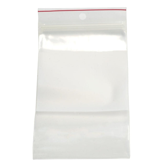 Minigrip Red Line Reclosable Plastic Bags - 2-Mil Thick White Band — Otto  Frei