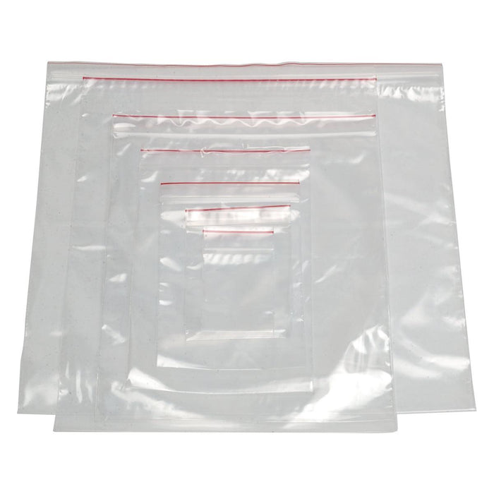 Plymor Zipper Reclosable Plastic Bags, 2 Mil, 2.5