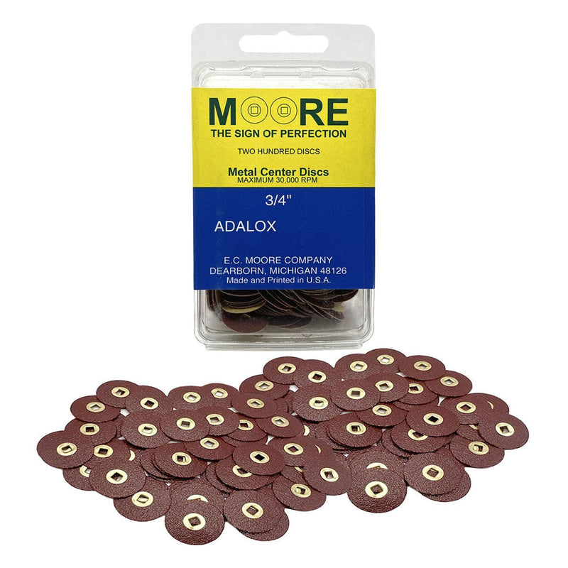 Moore's Discs Adalox 3/4" Pack of 200 Discs - Otto Frei