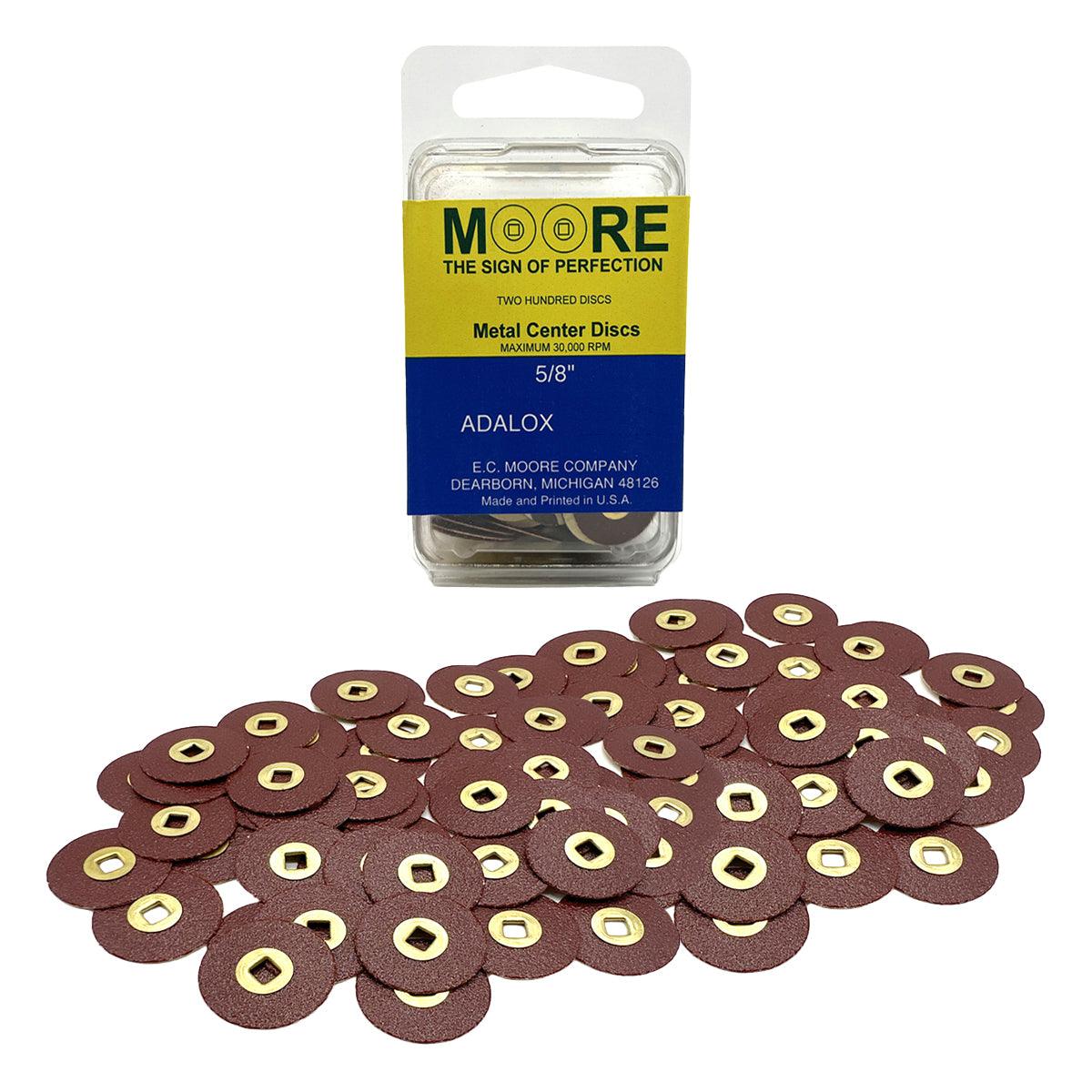 Moore's Adalox Abrasive Discs 5/8