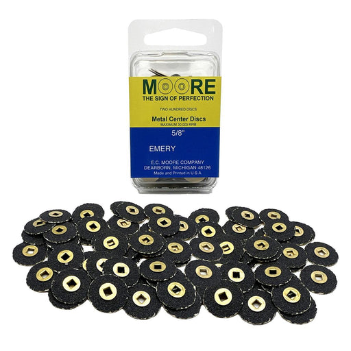 Moore's Discs Emery 5/8" Pack of 200 Discs - Otto Frei