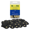 Dischi abrasivi di Moore 7/8" Confezione da 200 dischi - Grossolano