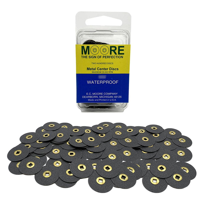 Moore's Discs Waterproof 3/4" Pack of 200 Discs - Otto Frei