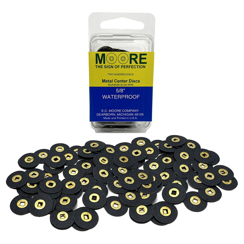 Moore's Discs Waterproof 5/8" Pack of 200 Discs - Otto Frei