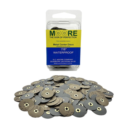 Moore's Discs Waterproof 7/8" Pack of 200 Discs - Otto Frei