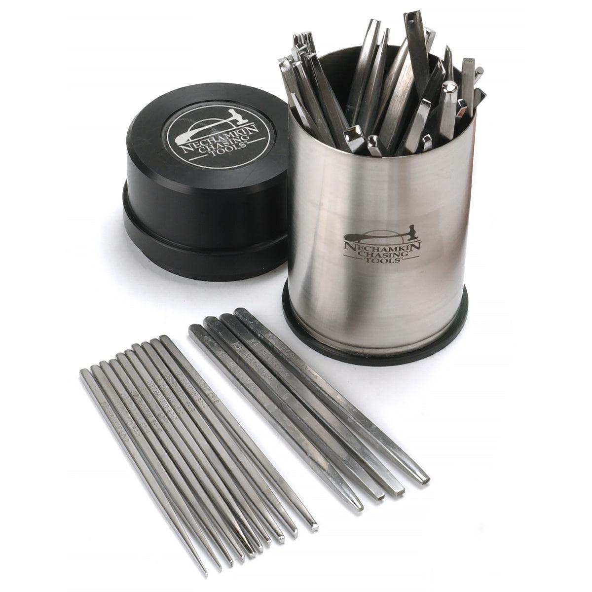 Nechamkin Chasing Tools Set Kit #1 — 25-pc Core + Matting + Small ...