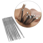 Nechamkin Chasing Tools Small Pattern 10 Piece Set - Otto Frei