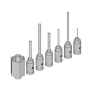 New Version-Hoke Torch Mini Tip Adaptor Set of Six Metal Tips - Otto Frei