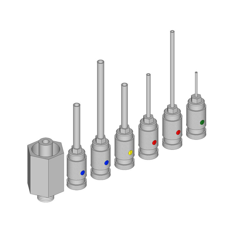 New Version-Hoke Torch Mini Tip Adaptor Set of Six Metal Tips - Otto Frei