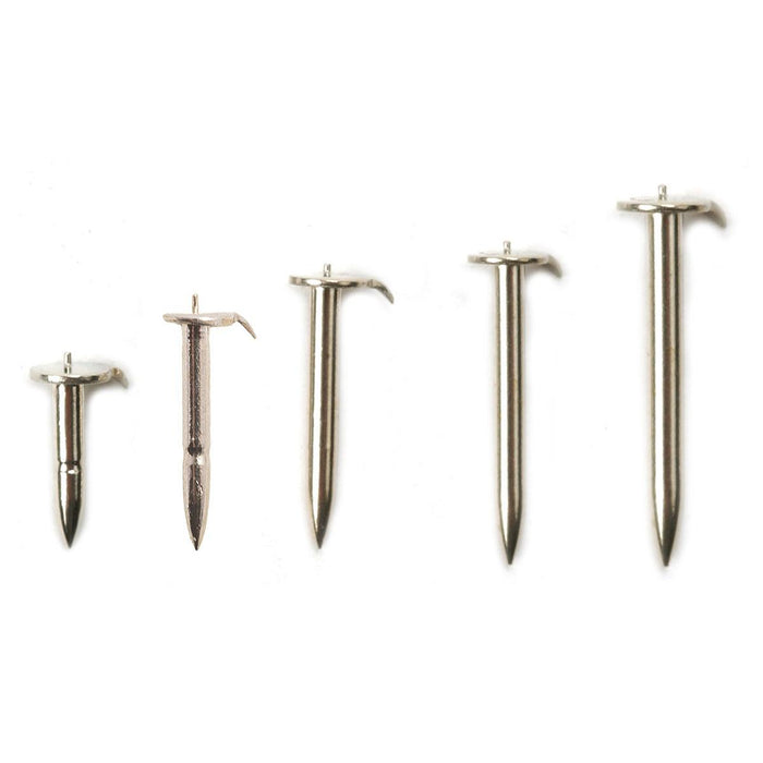 Nickel Silver 0.045" Tie Tack Posts With Spur- Packs of 12 - Otto Frei