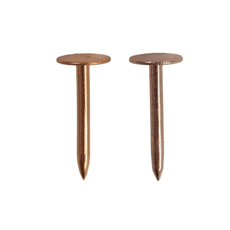 Nickel Silver & Yellow Plated 0.045" x 1/2" Tie Tack Posts With Flat Heads-Packs of 12 - Otto Frei