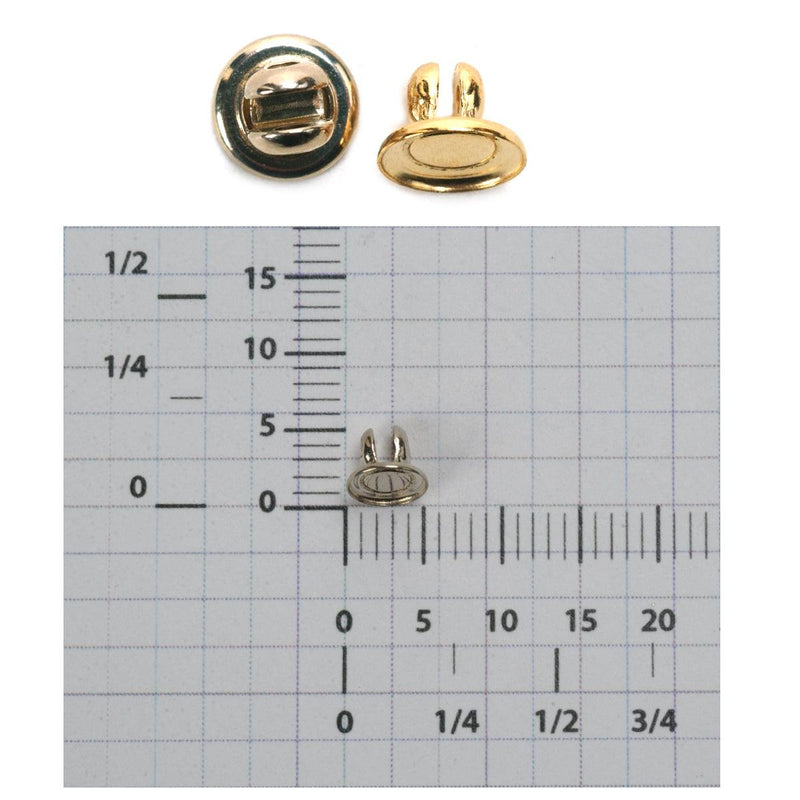 Nickel Silver & Yellow Plated Medium Joint for Soft Soldering - Packs of 2 - Otto Frei