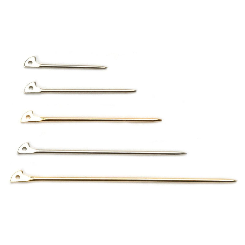 Nickel Silver & Yellow Plated Pinstems - Packs of 12 - Otto Frei