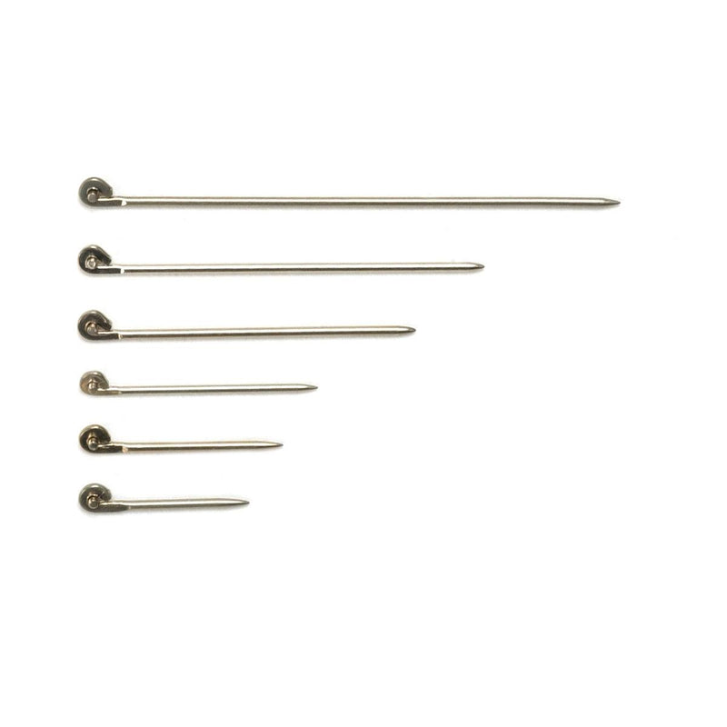 Nickel Silver Pinstems with Rivet - Packs of 12 - Otto Frei