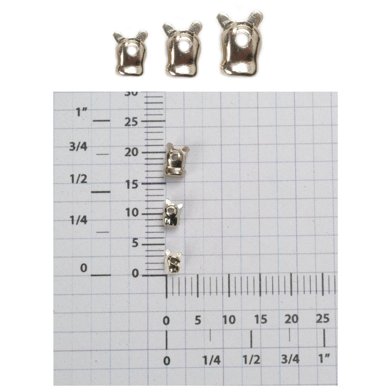 Nickel Silver Safety Catch Top Opening - Packs of 12 - Otto Frei