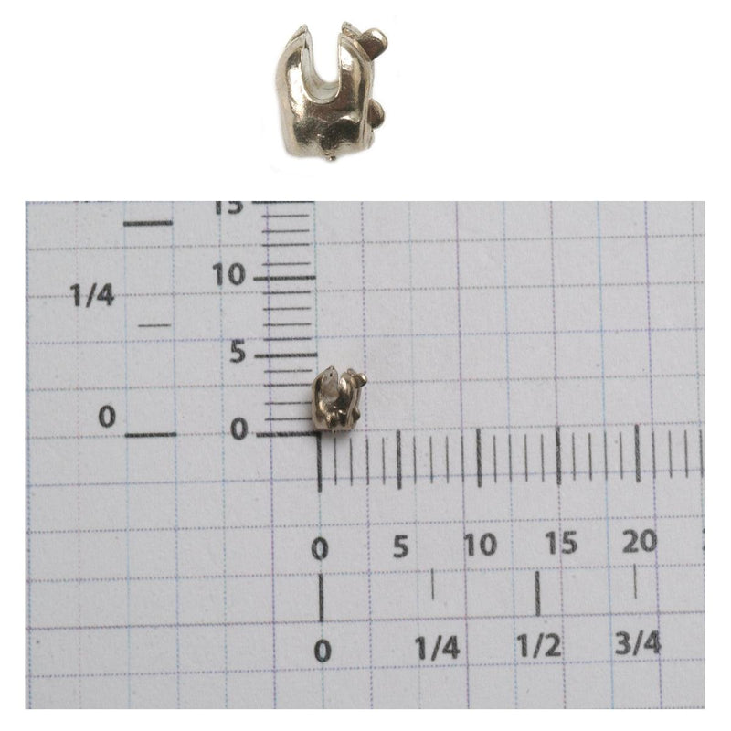 Nickel Silver Safety Catch Top Opening Medium Fusion - Packs of 12 - Otto Frei