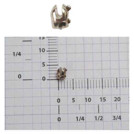 Nickel Silver Safety Catch Top Opening Medium Fusion - Packs of 12 - Otto Frei
