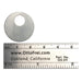 Nickel Silver Shapes 24 Gauge Washer 7/8" Pack of 6 - Otto Frei