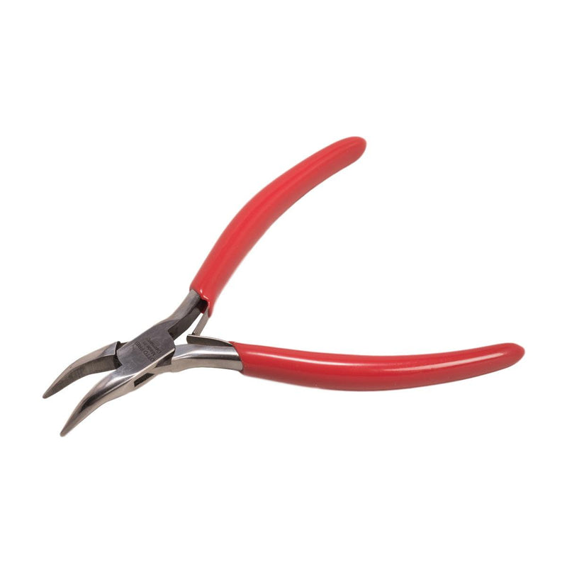 Otto Frei 4-1/2" Bent Chain Nose Mirror Polished Slimline Pliers - Otto Frei