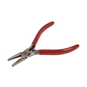 Otto Frei 5-1/8" Half-Round/Flat Nose Mirror Polished Bending Pliers - Otto Frei