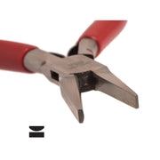 Otto Frei 5-1/8" Half-Round/Flat Nose Mirror Polished Bending Pliers - Otto Frei