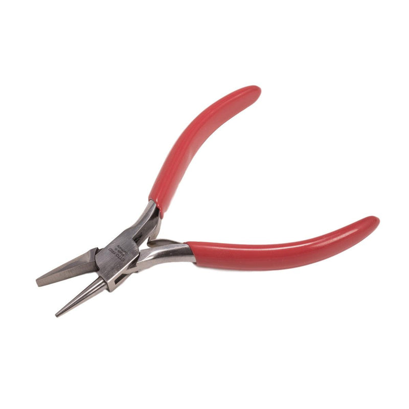 Otto Frei 5-1/8" Round/Flat Nose Mirror Polished Bending Pliers - Otto Frei