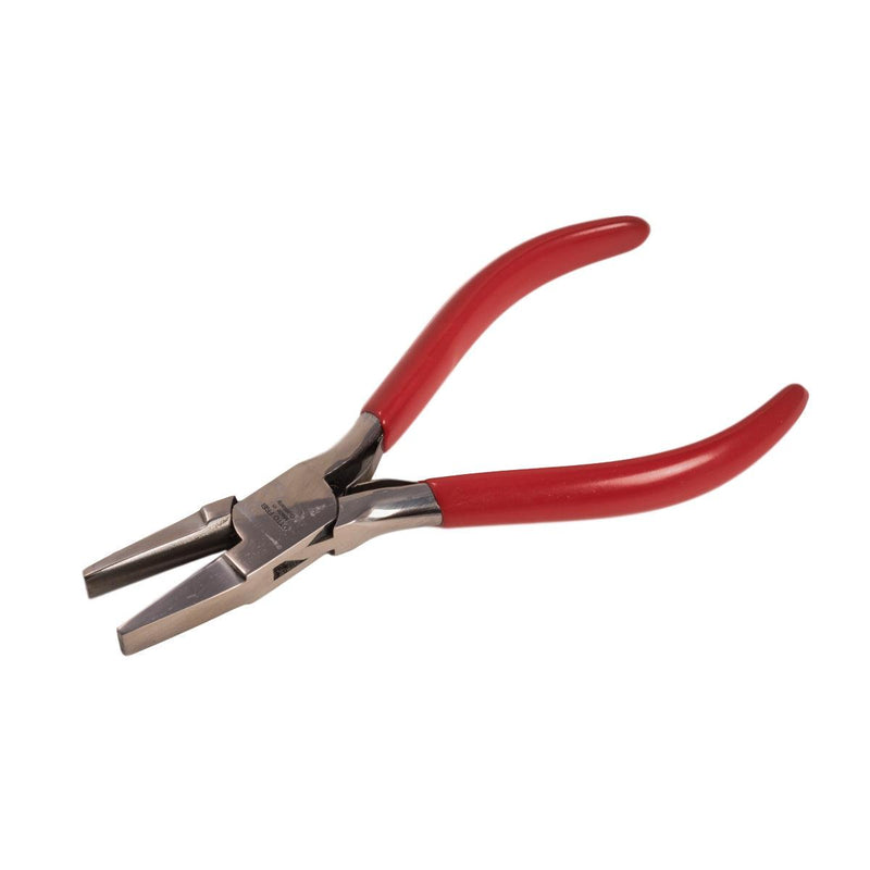Otto Frei 6-1/4" Half-Round/Flat Nose Mirror Polished Bending Pliers - Otto Frei