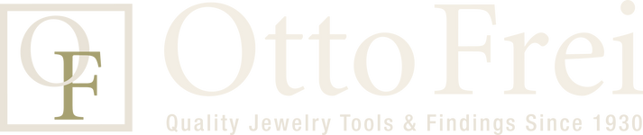Otto Frei logo for dark mode, bone wordmark with khaki monogram on a transparent ground, 4000 by 841