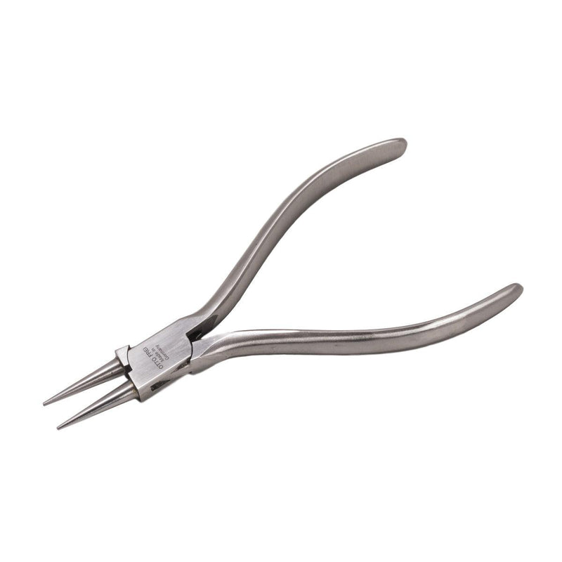 Otto Frei Round Nose 5-1/8" Fully Polished "Naked" Pliers - Otto Frei