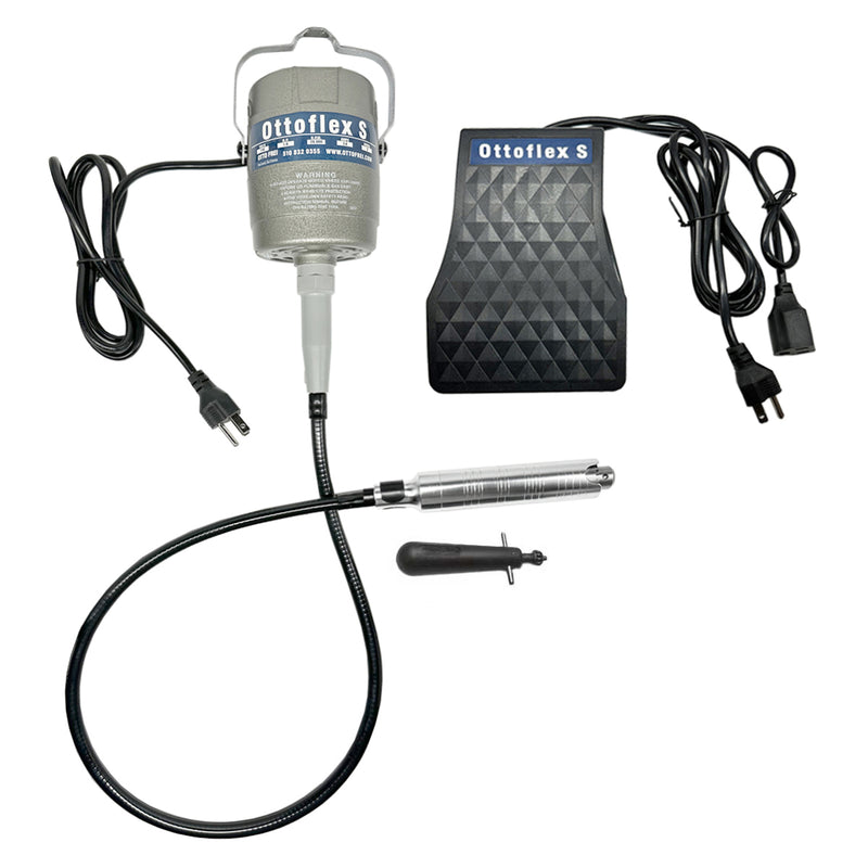 Ottoflex S Flex Shaft Kit-110V- Motor, No.30 Style Handpiece & Foot Control - Otto Frei