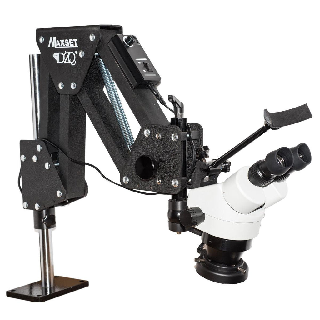 OttoSetters Stereo Zoom Microscope Kit | MaxSet Stand & LED — Otto