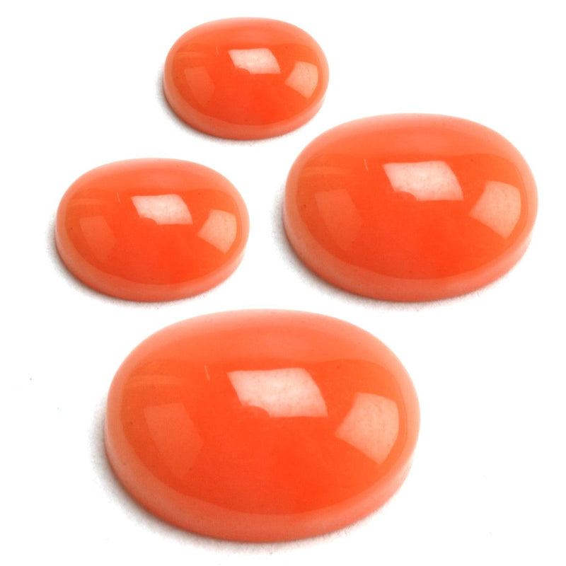 Oval Angel Skin Coral Cabochon - Otto Frei