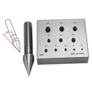 Oval Bezel Block Small-4mm x 3mm to 14mm x 10.5mm  75% Ratio-11 Holes 17 Degree - Otto Frei