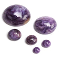 Cabochon ovale en charoïte - 6x4mm