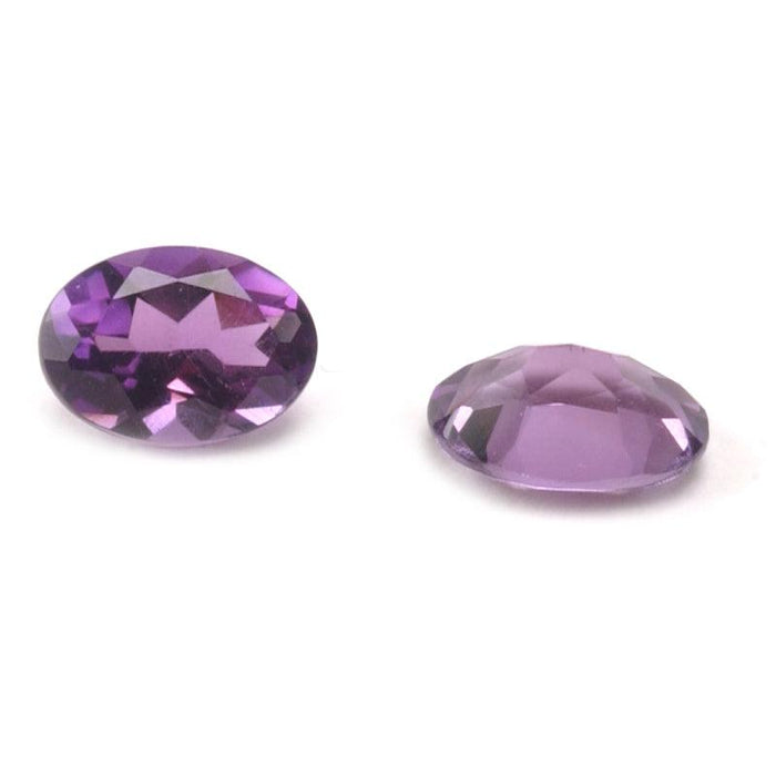 Oval Faceted Genuine Amethyst - Otto Frei