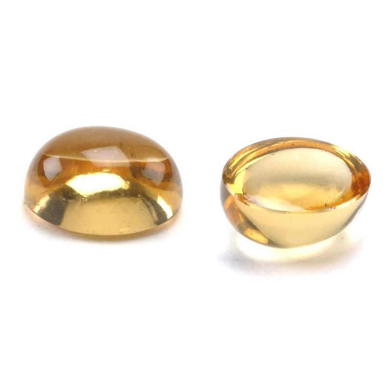 Oval Genuine Citrine Cabochon - Otto Frei